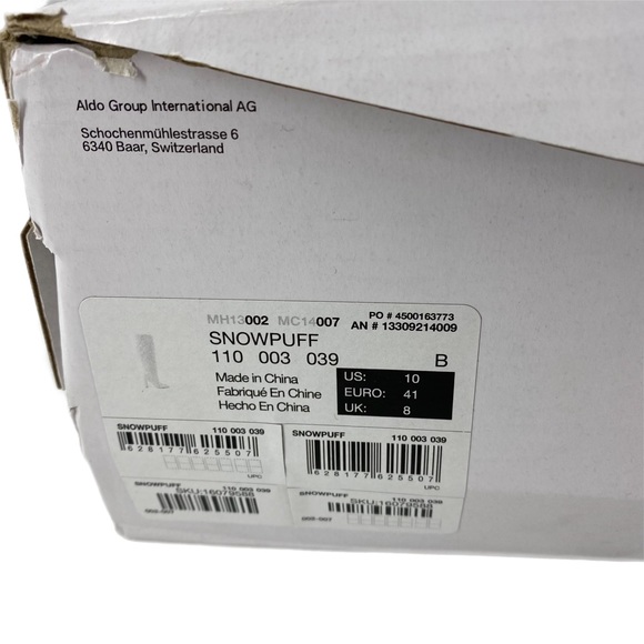 Aldo White Snowpuff Quilted Heeled Boots - Picture 10 of 10